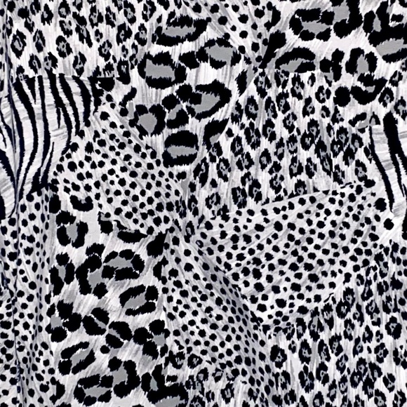 Kim Rogers - Animal Print - Cotton / Spandex -  Sweater - Size L - Picture 4 of 10